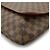 Borsa a tracolla Louis Vuitton Damier Musette Marrone - vista 3