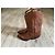 Autre Marque Botas Western de Cuero Marrón Castaño - vista 12