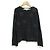 Autre Marque COMME des GARCONS Stricktop mit Blumen Schwarz