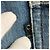 Autre Marque wjk Denim-Hose mit engem Strick Blau - Ansicht 4