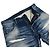 Autre Marque wjk Denim-Hose mit engem Strick Blau - Ansicht 6