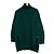 Jil Sander Grobstrick-Pullover mit Stehkragen Grün