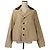 Autre Marque Chaqueta Boa Tyrol de satén de algodón 45R Beige