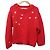 Autre Marque THE TOE NOTTING HILL HEART Strickpullover Rot