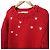 Autre Marque THE TOE NOTTING HILL HEART Strickpullover Rot - Ansicht 4