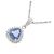 Autre Marque Collana in Pt900 Pt850 Zaffiro e Diamante Argento - vista 3
