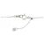 Autre Marque Collana GSTV Platinum Au750 Diamond Argento - vista 5
