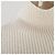Autre Marque IENA Rollkragen Strickpullover Weiß Roh - Ansicht 3
