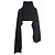 Chaleco largo de punto de cuello alto en cashmere Jil Sander Negro - vista 3