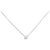 Autre Marque Collana in Pt900 e diamanti Argento