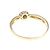 Autre Marque Crescent Vert Au750 Ring mit synthetischem Saphir Golden - Ansicht 3