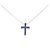 Autre Marque Collana in zaffiro Au750 Argento