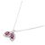 Autre Marque Colar de Pt950 Pt850 com rubi e diamante Vermelho - vista 2