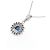 Autre Marque Collana in Pt900/Pt850 Zaffiro e Diamante Argento - vista 4