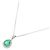 Autre Marque Collana in Smeraldo e Diamanti Pt900 Pt850 Verde - vista 2