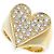 Autre Marque Anello in oro giallo K10 e diamanti D'oro