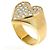 Autre Marque Anello in oro giallo K10 e diamanti D'oro - vista 2