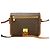 Céline Borsa a tracolla Celine Macadam Blazon Triomphe Pattern PVC Leather Marrone