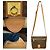 Céline Borsa a tracolla Celine Macadam Blazon Triomphe Pattern PVC Leather Marrone - vista 6