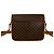 Céline Borsa a tracolla Celine Macadam Blazon Triomphe Pattern PVC Leather Marrone - vista 7