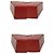 Fendi Leder 2-Way Schultertasche Rot - Ansicht 14
