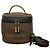 Borsa 2way Loewe Velazquez in pelle scamosciata Marrone Nero D'oro
