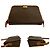 Céline Borsa a tracolla in pelle CELINE Macadam Blazon Trionphe Marrone - vista 10