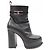 Louis Vuitton Fame Line Boots Schwarz