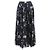 Céline Falda plisada de seda CELINE Negro Multicolor