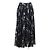 Céline Falda plisada de seda CELINE Negro Multicolor - vista 6