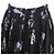 Céline Falda plisada de seda CELINE Negro Multicolor - vista 7