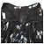 Céline Falda plisada de seda CELINE Negro Multicolor - vista 8