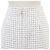 Falda Chanel Tweed P53792 en mezcla de seda Negro Blanco - vista 11