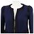 Chaqueta Chanel de Tweed 100% Lana Azul Azul marino - vista 2