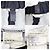 Autre Marque Comme des Garcons Comme des Garcons Culottes in poliestere e cotone Blu Blu navy - vista 10