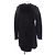 Céline Celine Shearling Mantel Schwarz