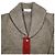 Autre Marque Cardigã de lã e cashmere Arnys Paris Marrom Vermelho - vista 3
