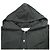 Autre Marque Camiel Fortgens HOODED SCARF SHIRT Camisa de algodón Negro - vista 6