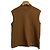 Autre Marque ADORE Basic ärmelloses Stricktop aus Polyester Braun