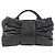 Borsa a tracolla Chanel in pelle d'agnello Nero - vista 2