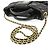 Borsa a tracolla Chanel in pelle d'agnello Nero - vista 6