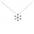 Autre Marque Collana di diamanti Au750 Argento