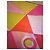 Emilio Pucci Foulard in seta stampato Marrone Rosa Bianco Rosso Arancione Giallo - vista 13