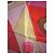 Emilio Pucci Foulard in seta stampato Marrone Rosa Bianco Rosso Arancione Giallo - vista 8