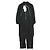 Maison Martin Margiela MM6 Tuta Salopette Jumpsuit Mono de algodón Negro