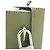 Borsa a pochette Shopper Louis Vuitton in pelle di vitello Verde Cachi - vista 5