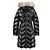 Moncler ALBIZIA GIUBBOTTO Abrigo de plumón 100% Nylon Negro - vista 6