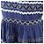 Vestido de algodón Louis Vuitton Monogram Flower Azul - vista 12