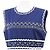 Vestido de algodón Louis Vuitton Monogram Flower Azul - vista 2