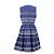 Vestido de algodón Louis Vuitton Monogram Flower Azul - vista 5